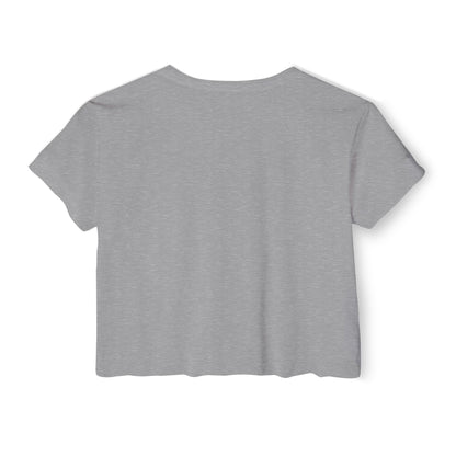 Festival Crop Top – "Holistic Hoochie University" Retro Pinup Graphic