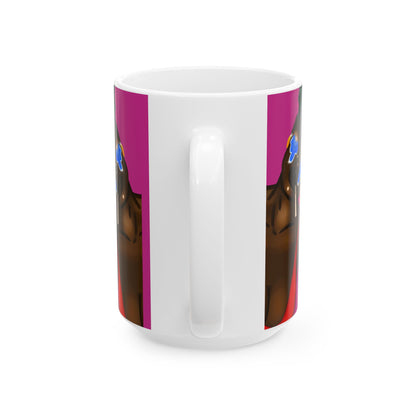 Mug — "Healing Through the Bullshit" Inspirational Ceramic Coffee Mug