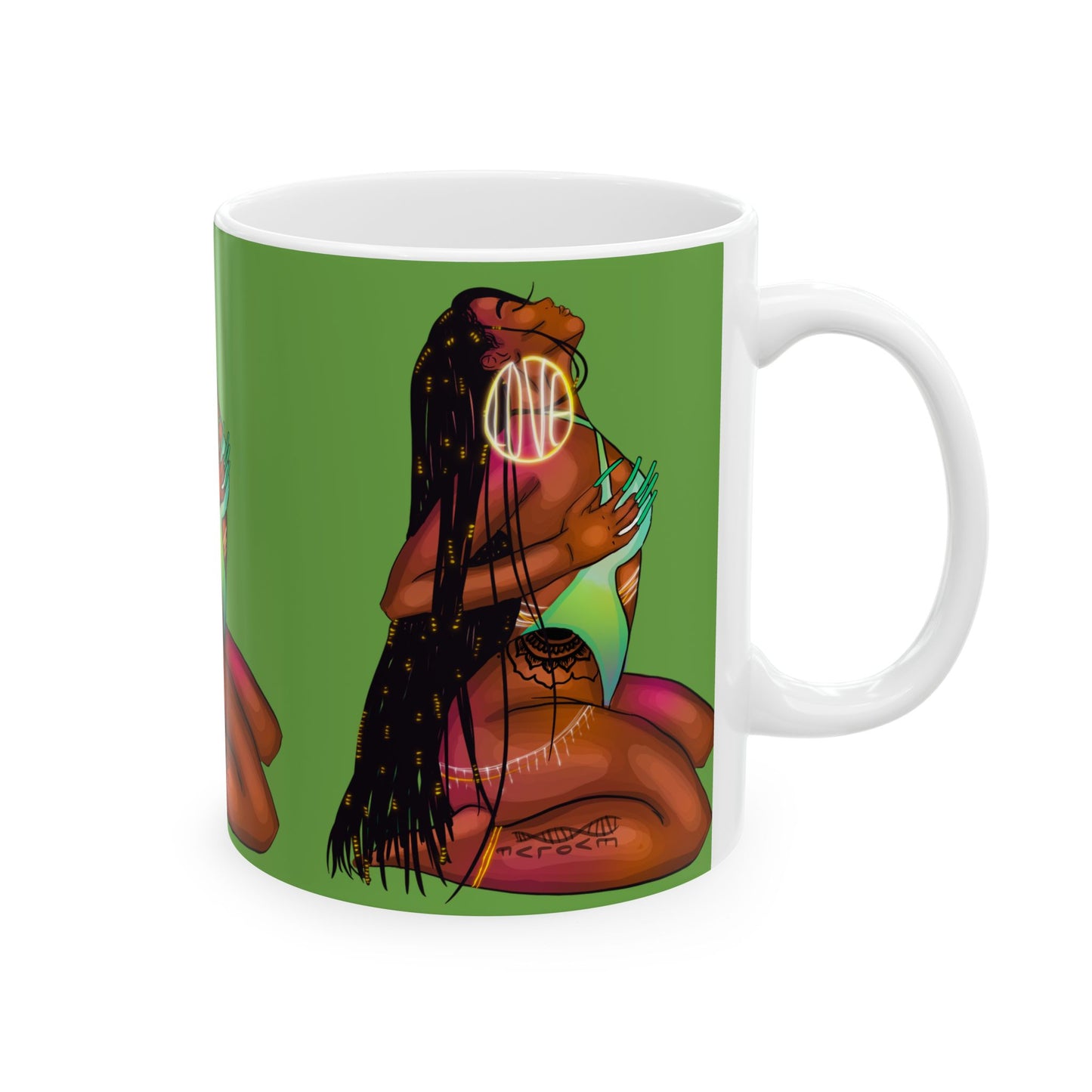 Self Love Ceramic Mug — 11oz & 15oz Inspirational Coffee Cup