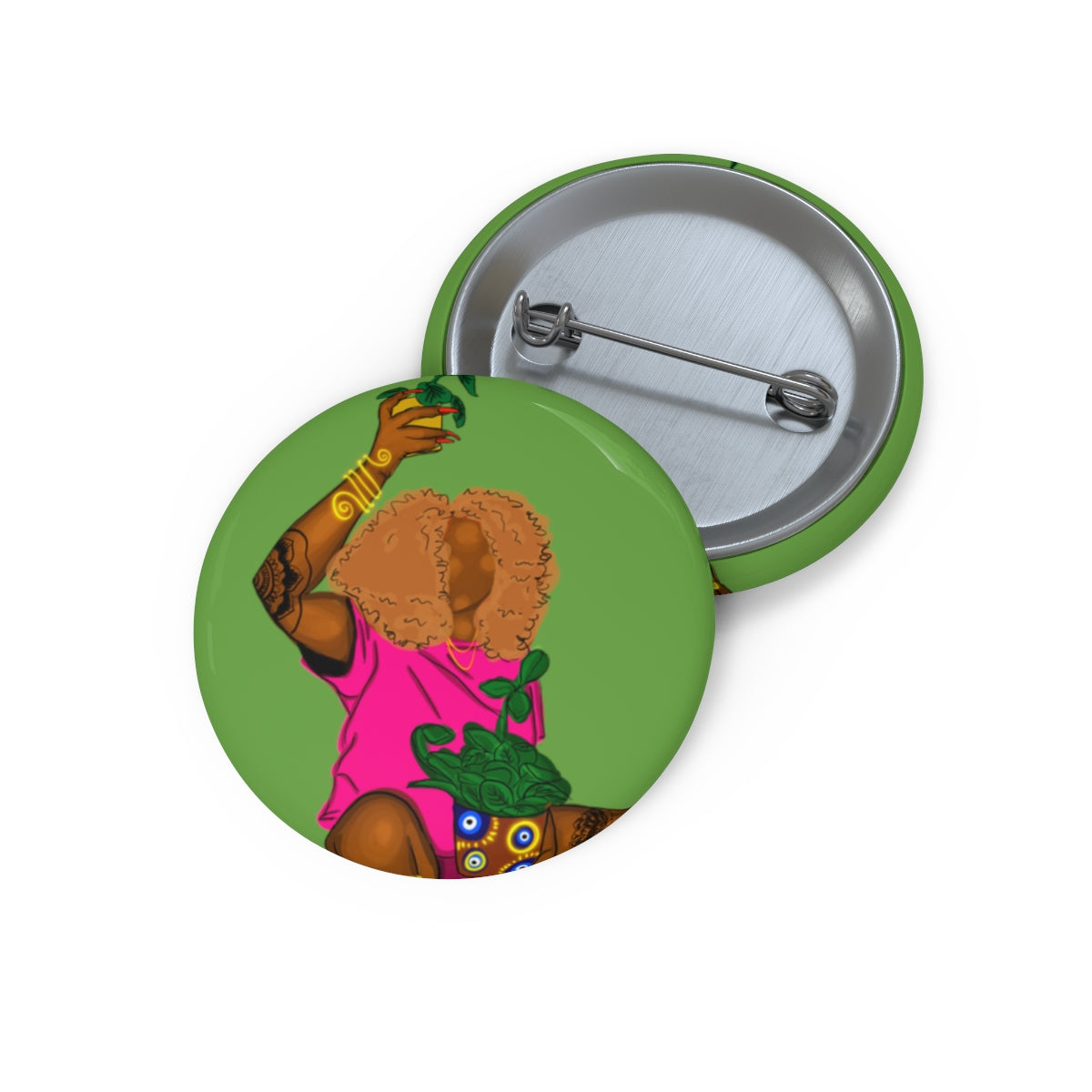 Custom Pin Buttons