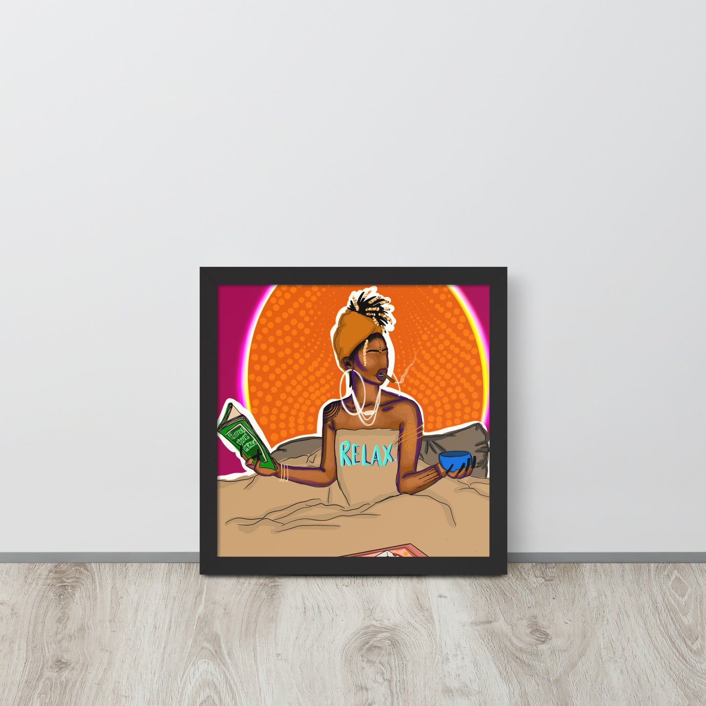 Relax Framed poster