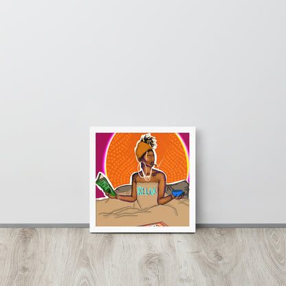 Relax Framed poster